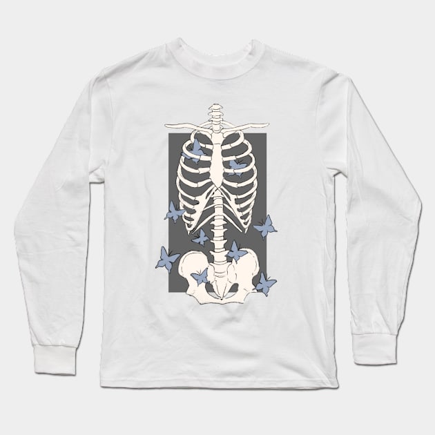 butterflies in the stomach Long Sleeve T-Shirt by Hello Kitti Mix